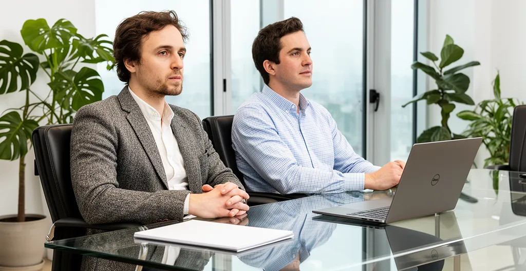 Réunion d'accompagnement entre une startup et son conseiller Bpifrance